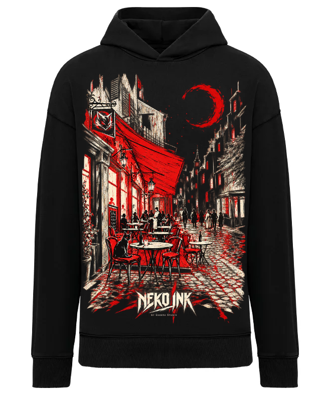 Premium Oversized Verwassen Uniseks Hoodie van Biologisch Katoen