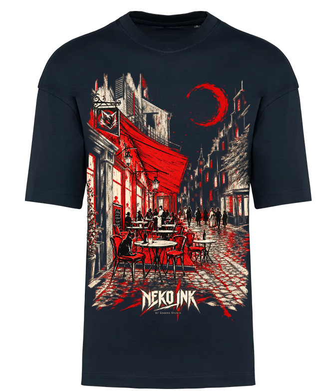 Premium Oversized unisex T-Shirt NEKO-INK X VanGogh