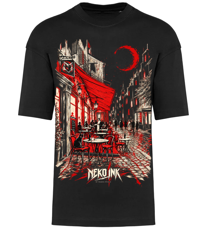 Premium Oversized unisex T-Shirt NEKO-INK X VanGogh