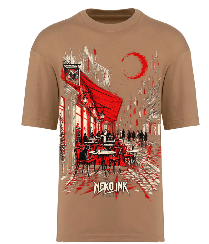 Premium Oversized unisex T-Shirt NEKO-INK X VanGogh